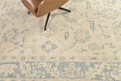 Vintage Style Oushak Revival Rug