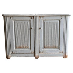 Vintage Style Painted 2-Door Cabinet