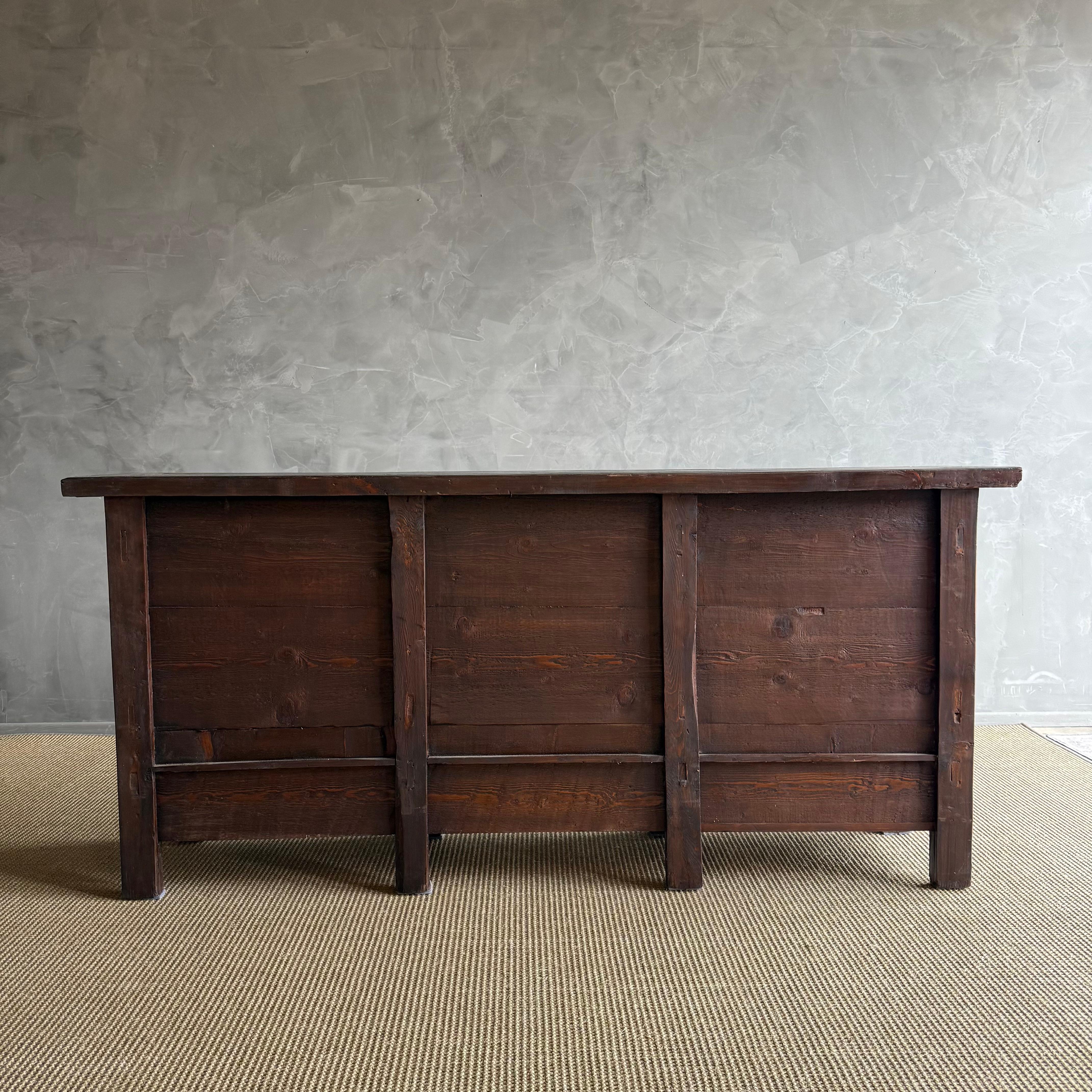 Armario de Madera de Olmo Pintado Estilo Vintage con 2 Puertas en venta 8