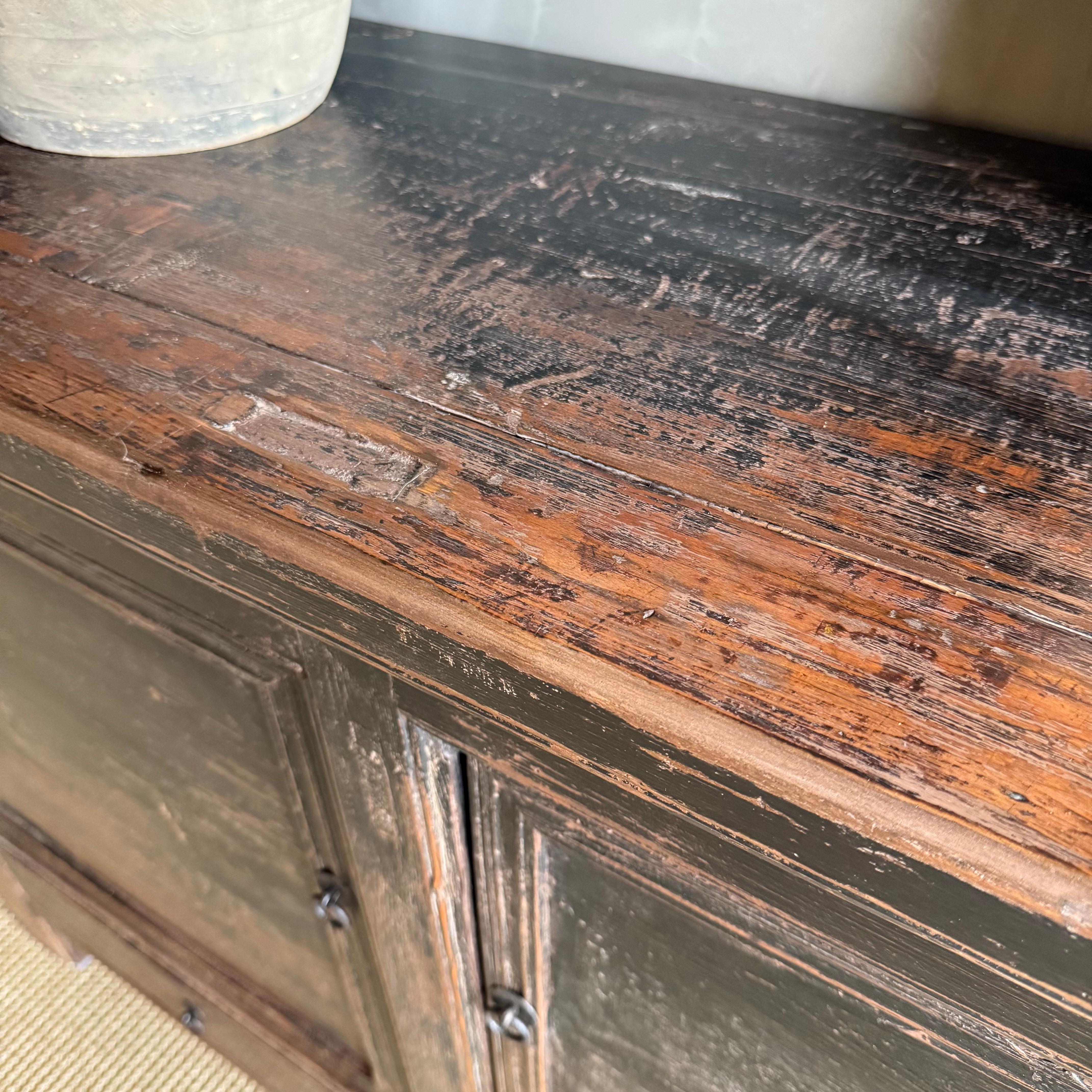 Armario de Madera de Olmo Pintado Estilo Vintage con 2 Puertas Madera recuperada en venta