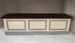 Vintage Style Painted Pine Shop Counter