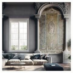 Vintage-Style Panoramic Decorative Panel No.2