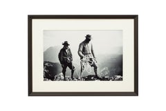 Vintage Style Photography, Framed Alpine Ski Photograph, Safety First