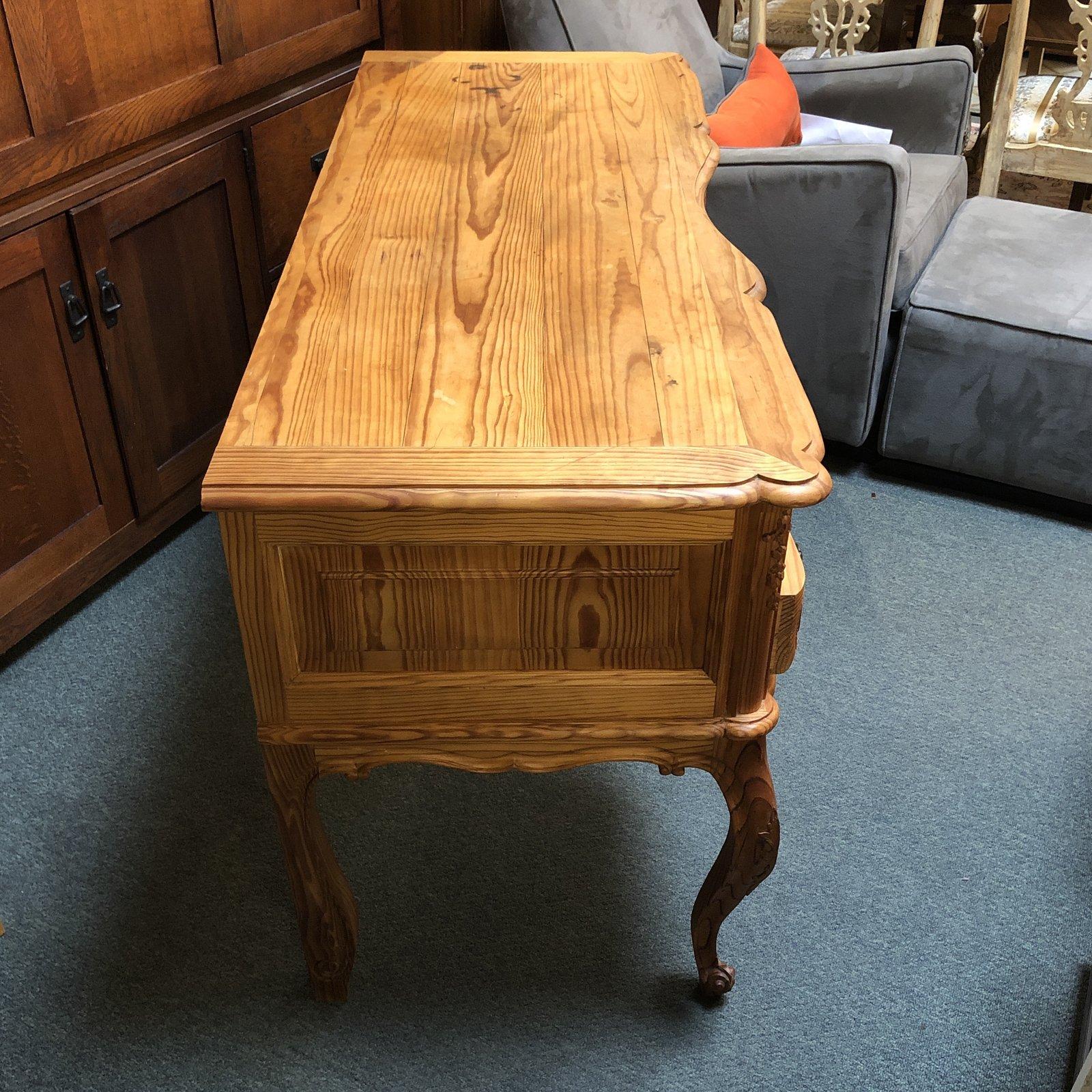 Vintage Style Pine Writing Desk For Sale 2