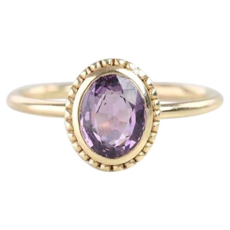 Vintage Style Purple Spinal Dainty Ring