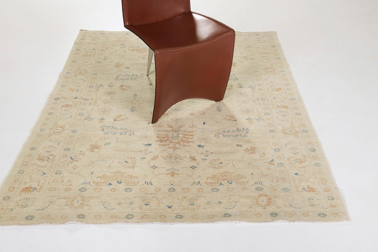 Teppich im Vintage-Stil aus der Rapture-Kollektion Sultanabad Design (Wolle) im Angebot