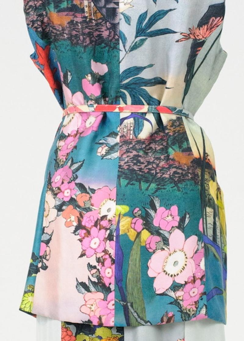 Rochas Seidenrock und -weste im Vintage-Stil. Entworfen von Marco Zanini – im Zustand „Gut“ im Angebot in Glasgow, GB