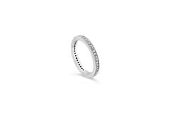 Roman Malakov 0.36 Carats Total Brilliant Round Diamond Eternity Wedding Band