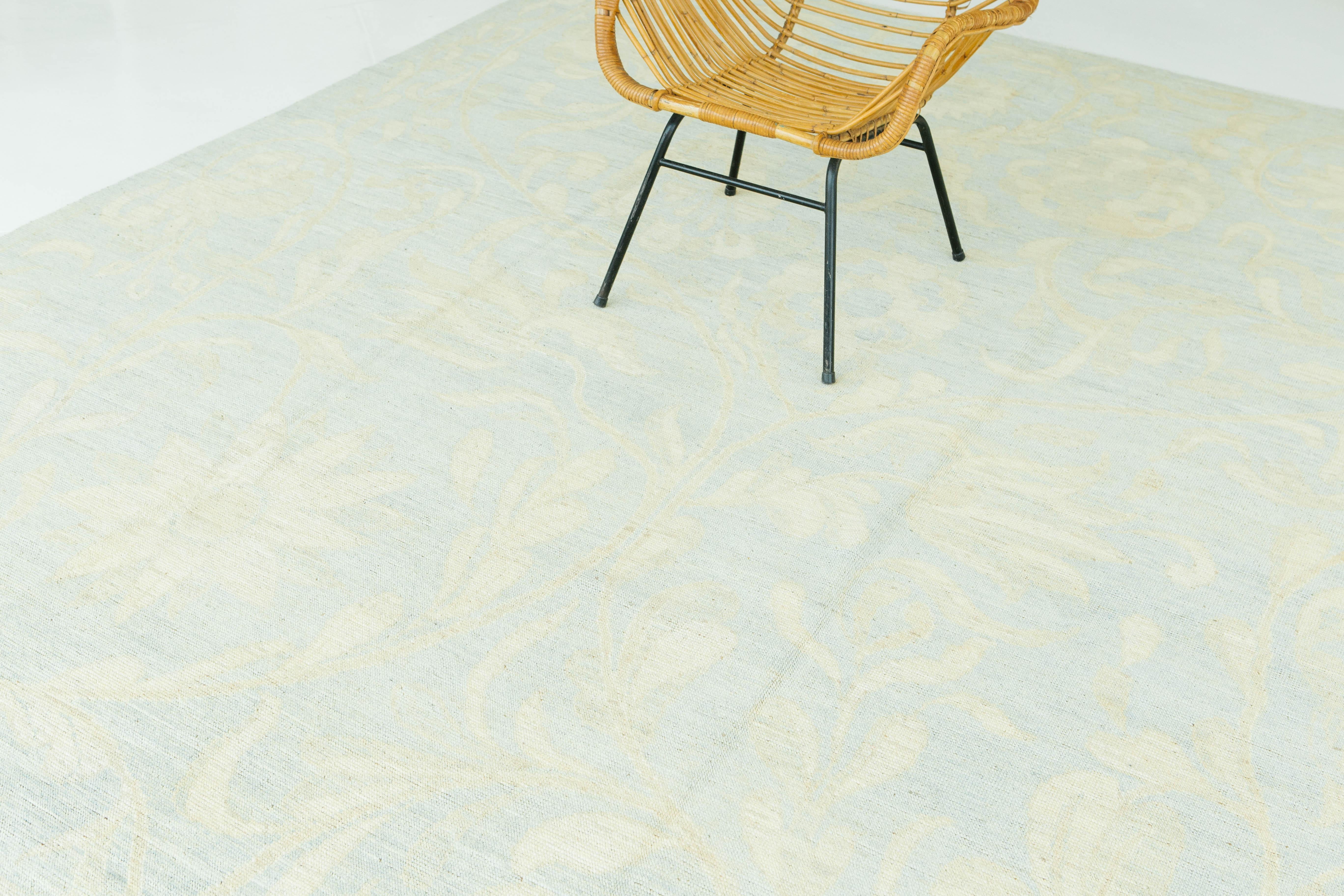 Tappeto dal design transitorio della collezione Safira in stile vintage. in vendita 3
