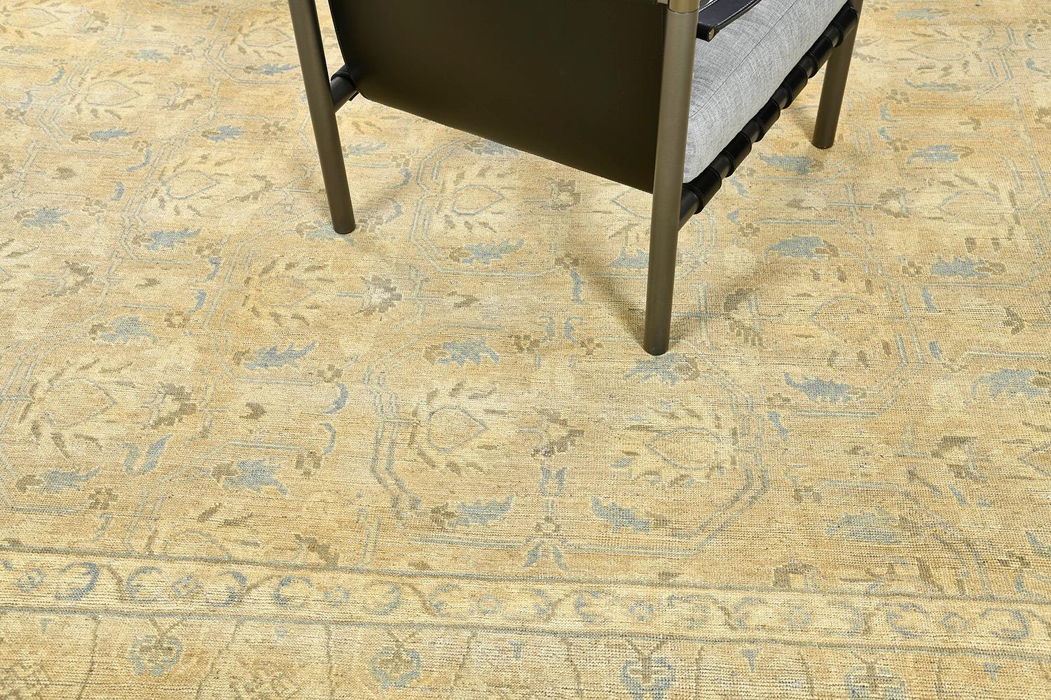 Tappeto con design a scialle in stile vintage in vendita 2