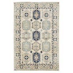 Shirvan-Kollektion Kazak Design Teppich im Vintage-Stil
