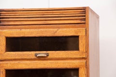 Vintage Style Single Oak Haberdashers Cabinet