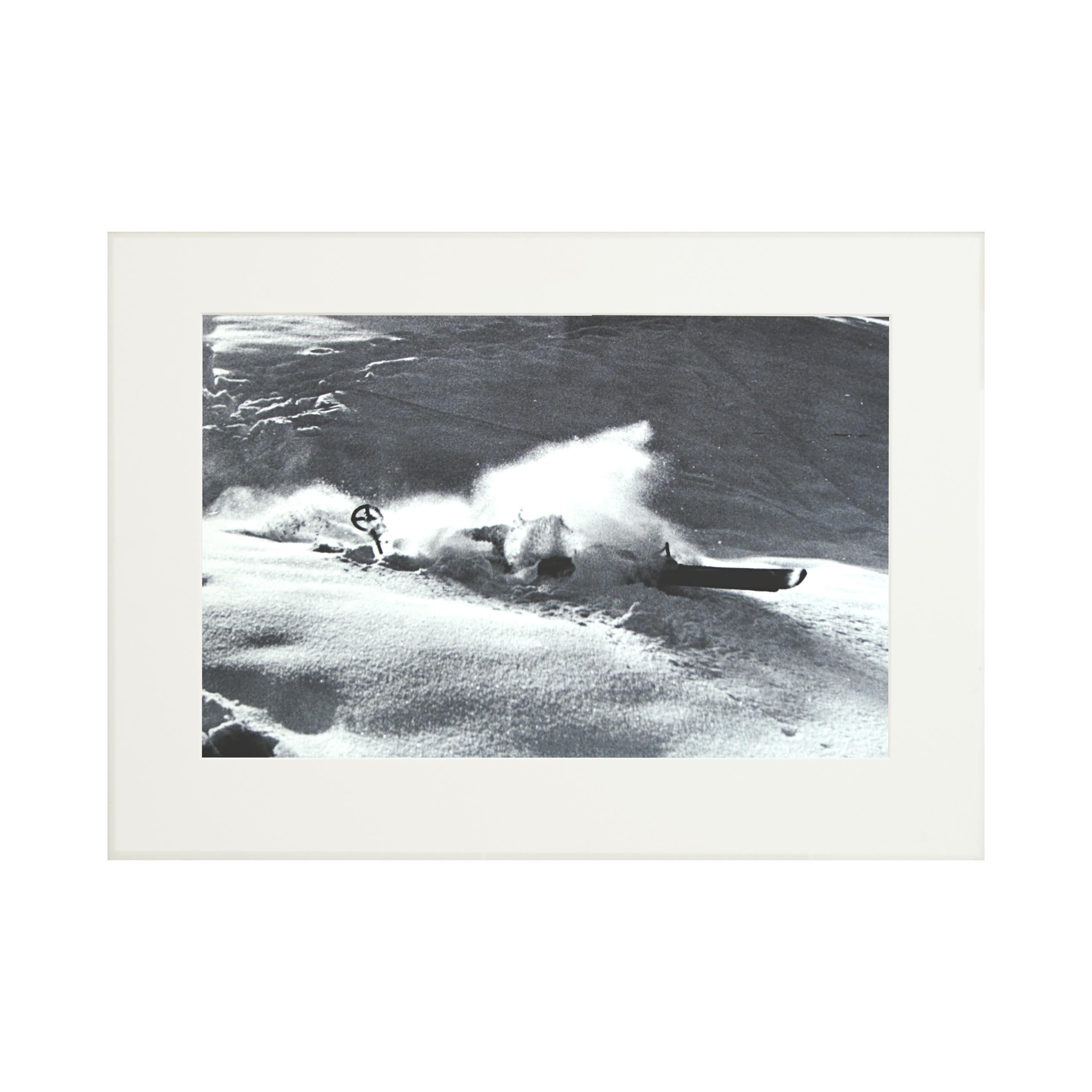Fotografía de Esquí Estilo Vintage, Fotografía de Esquí Alpino Enmarcada, Nose Dive Arte deportivo en venta