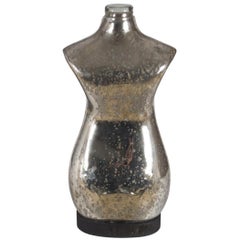 Vintage Style Small Glass Decorative Mannequin Statue