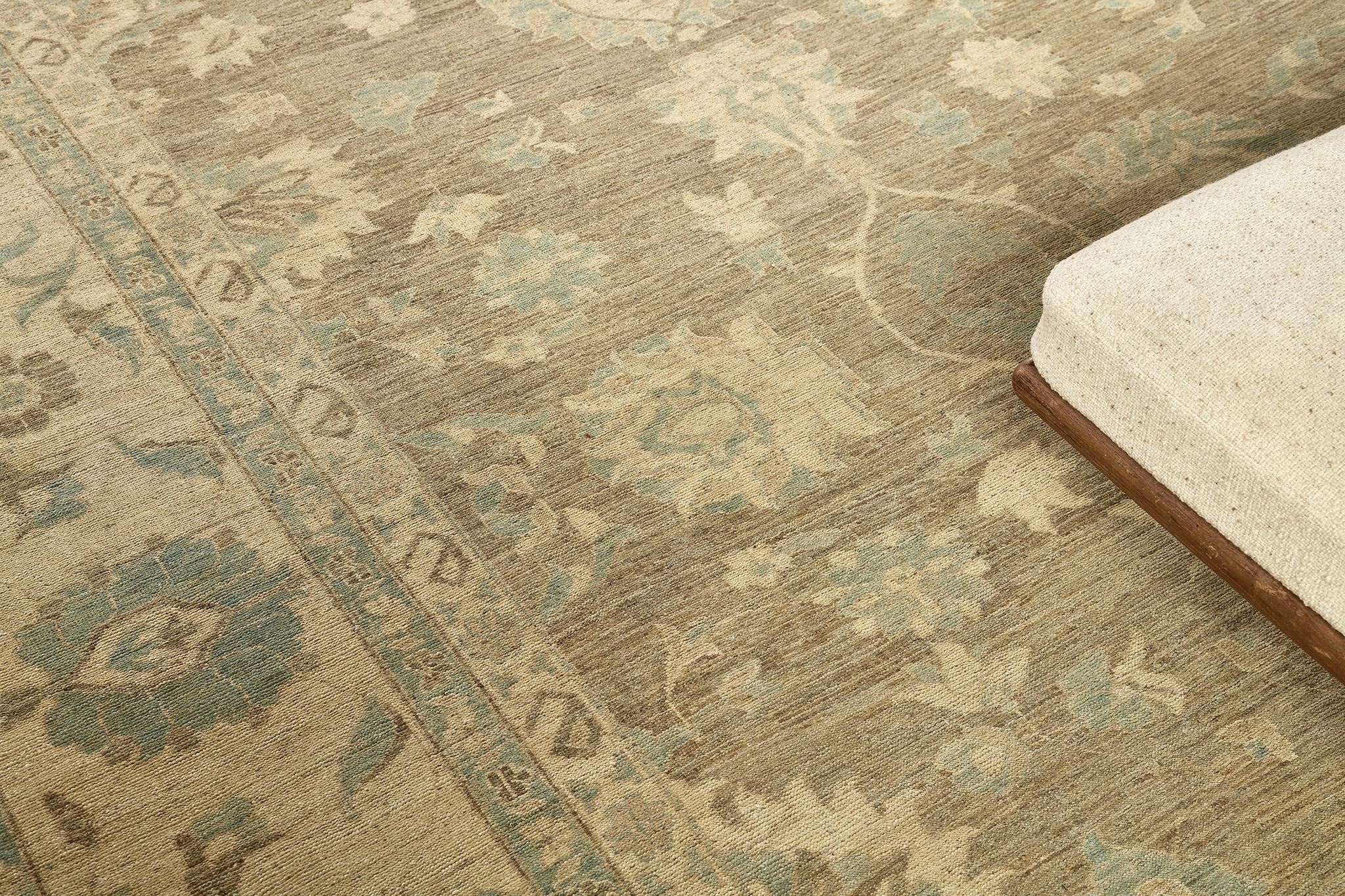 Re-Kreation im Vintage-Stil von Sultanabad, D5503 (Afghanisch) im Angebot