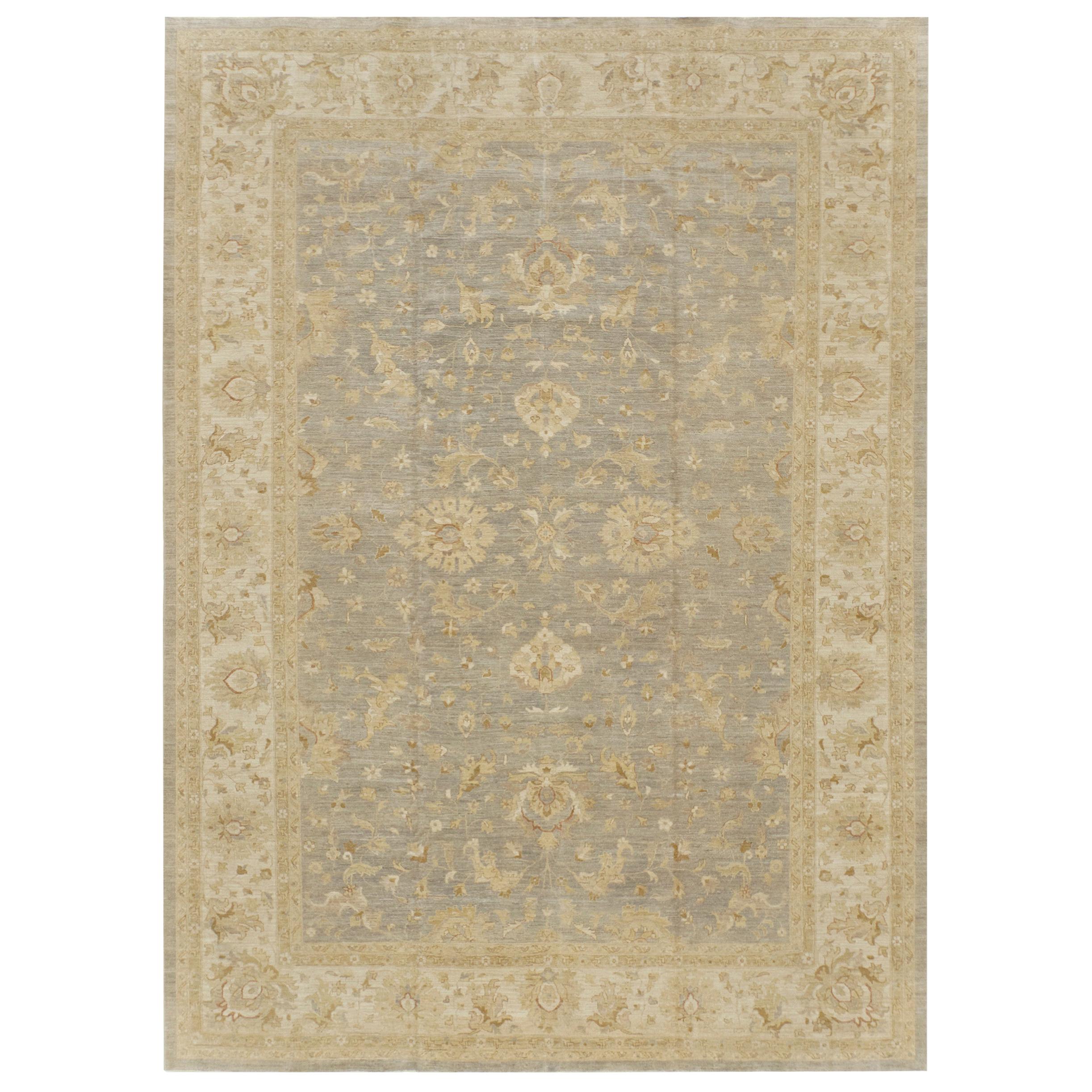 Vintage Style Sultanabad Revival Rug For Sale