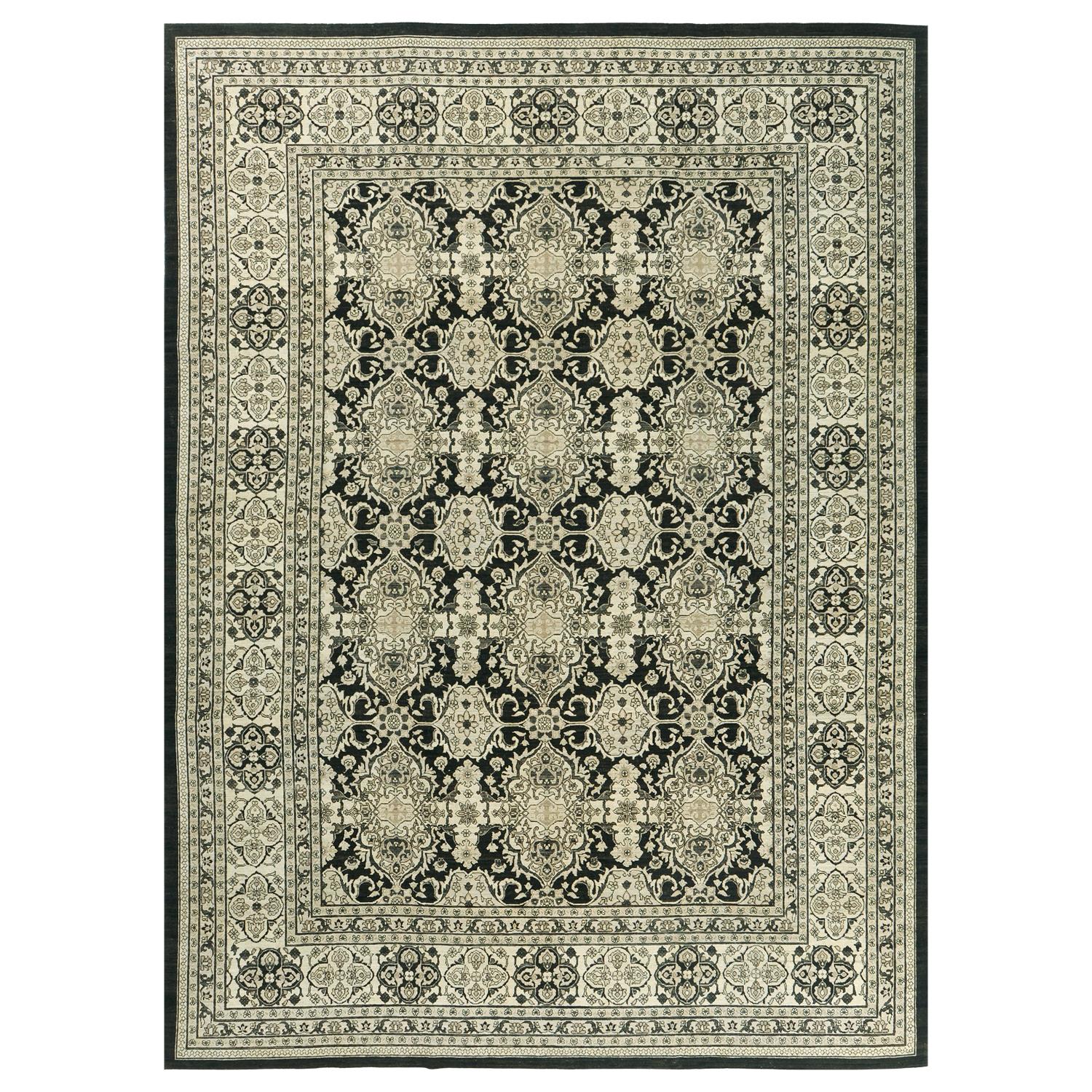 Tabriz - Design vintage avec motifs sur toute sa surface