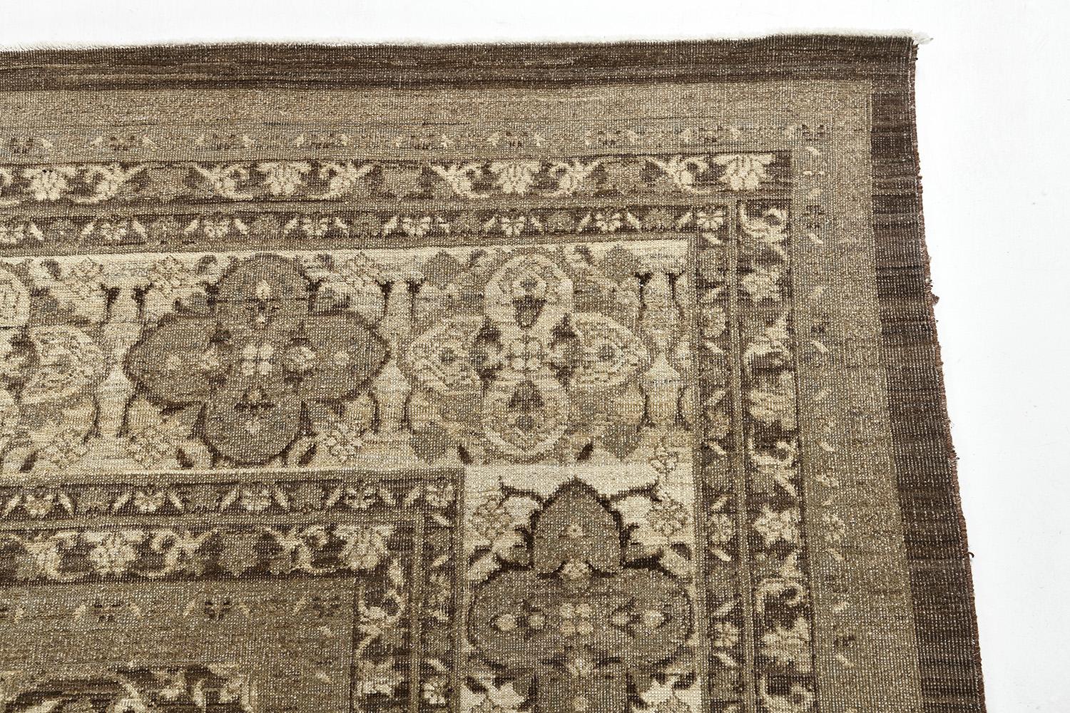 Tabriz-Design-Teppich im Vintage-Stil im Angebot 3