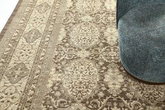 Vintage Style Tabriz Design Rug