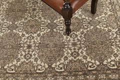 Vintage Style Tabriz Design Rug