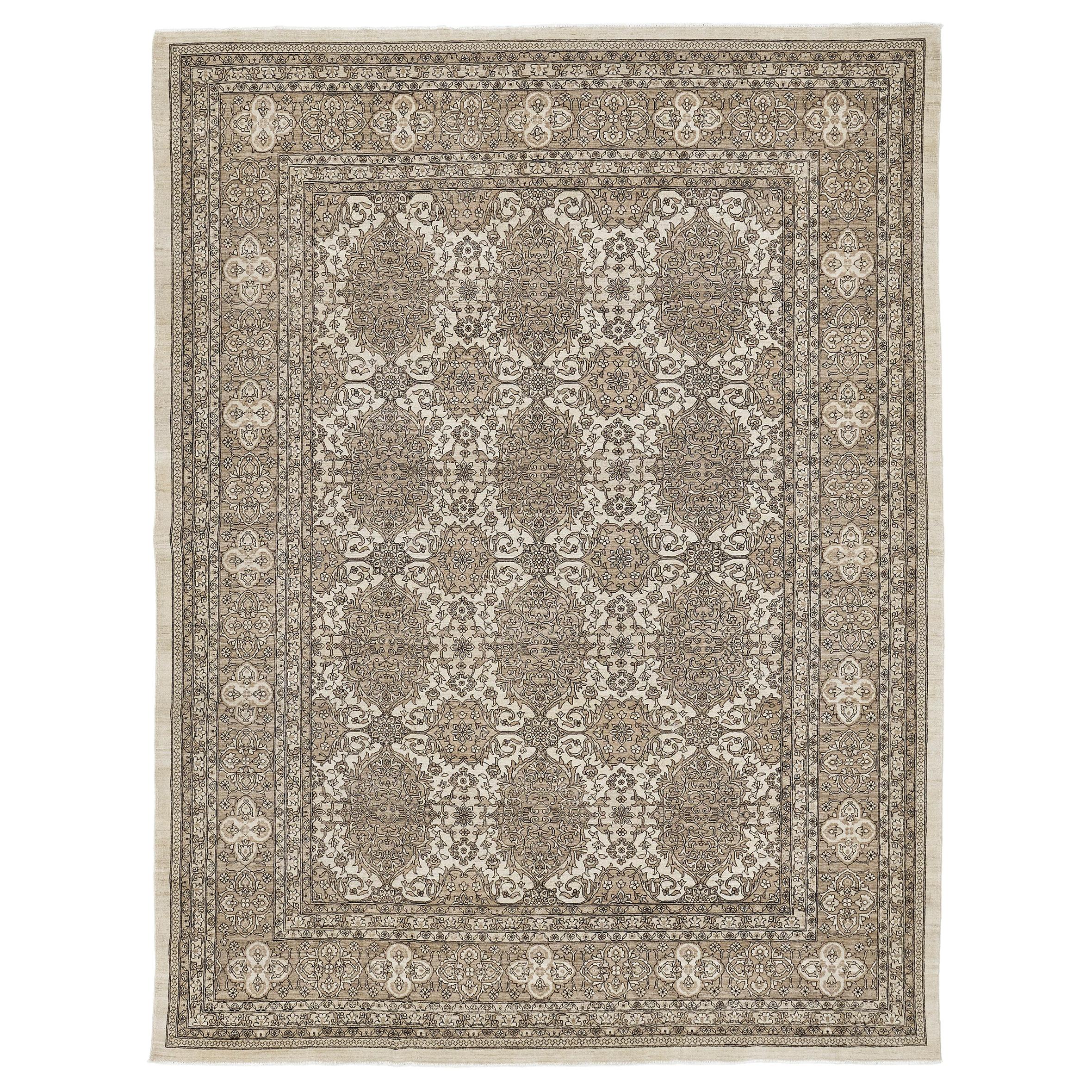 Tappeto Tabriz Design in stile vintage