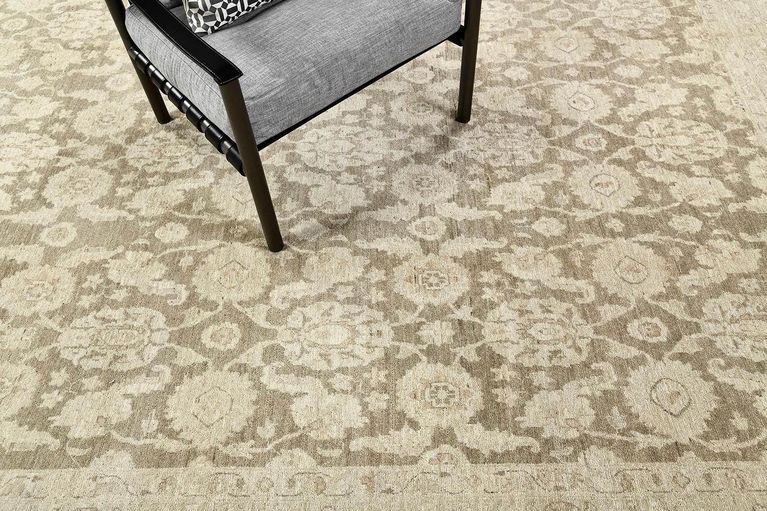 XXI secolo e contemporaneo Tappeto Tabriz Revival in stile vintage in vendita