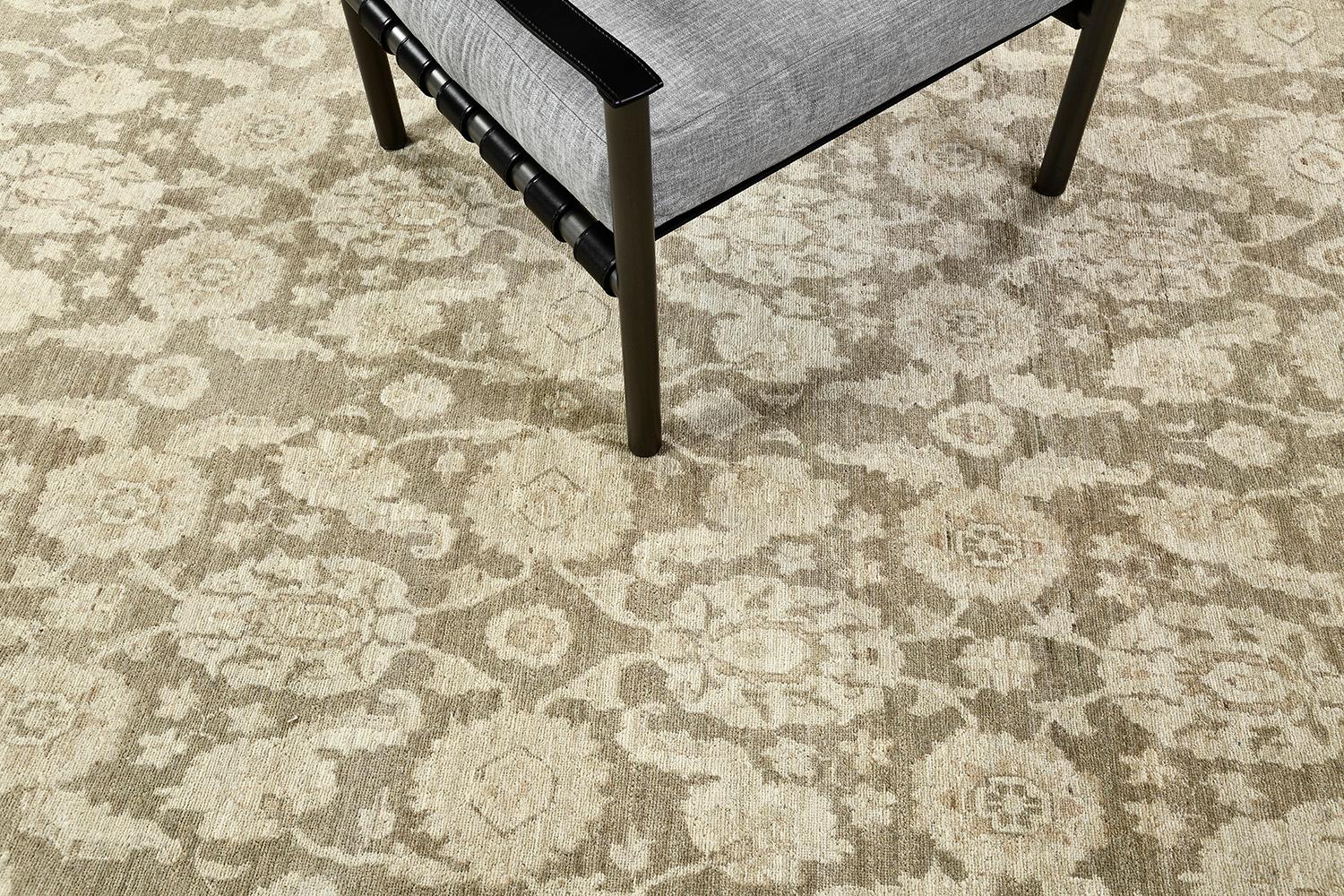 Tappeto Tabriz Revival in stile vintage in vendita 2
