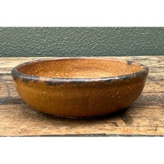 Vintage Styles Mid-Century Modern Glazed Ceramic Bowl