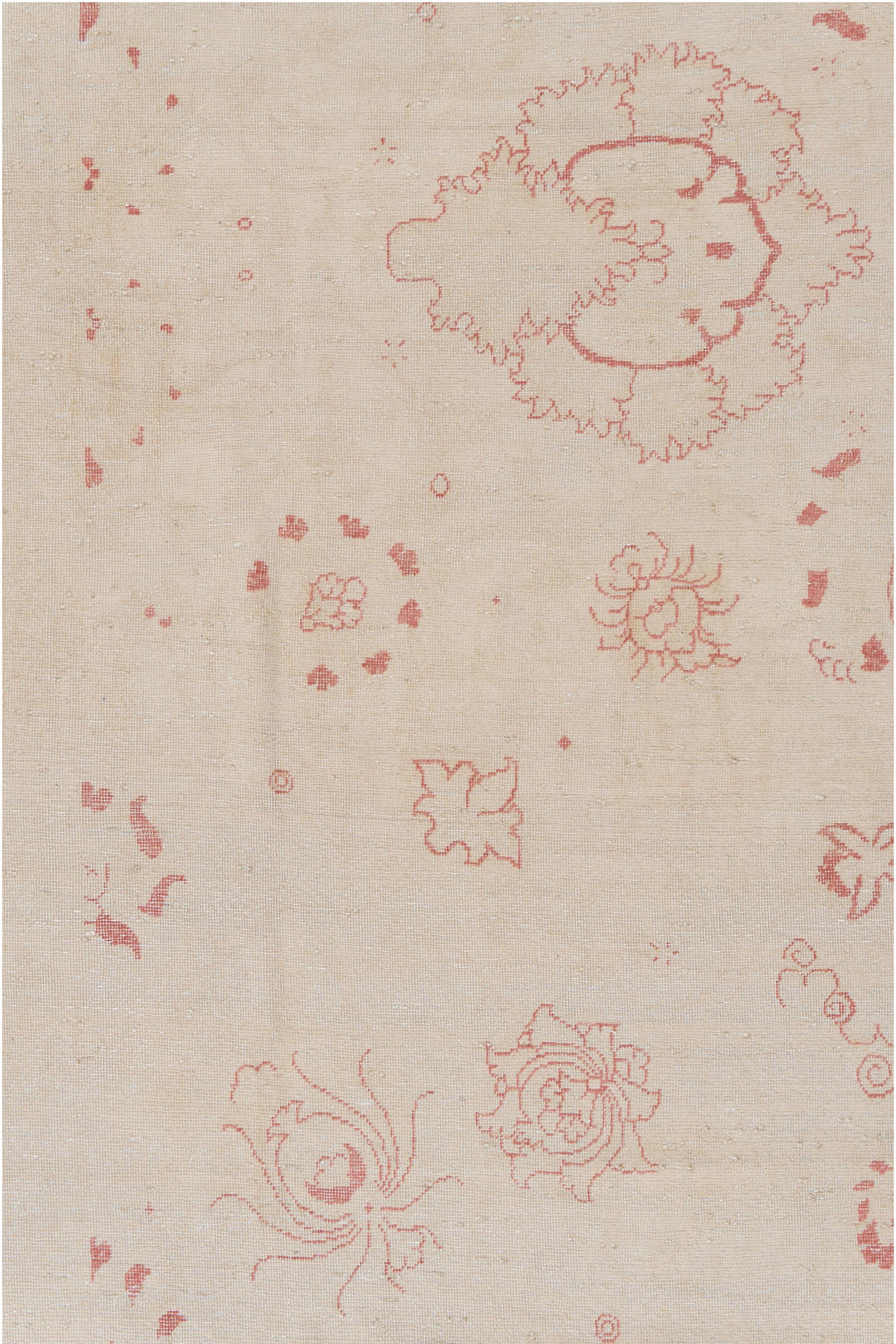 Vintage Agra Design Tappeto di lana annodato a mano 13'6 X 21'9 in vendita 1