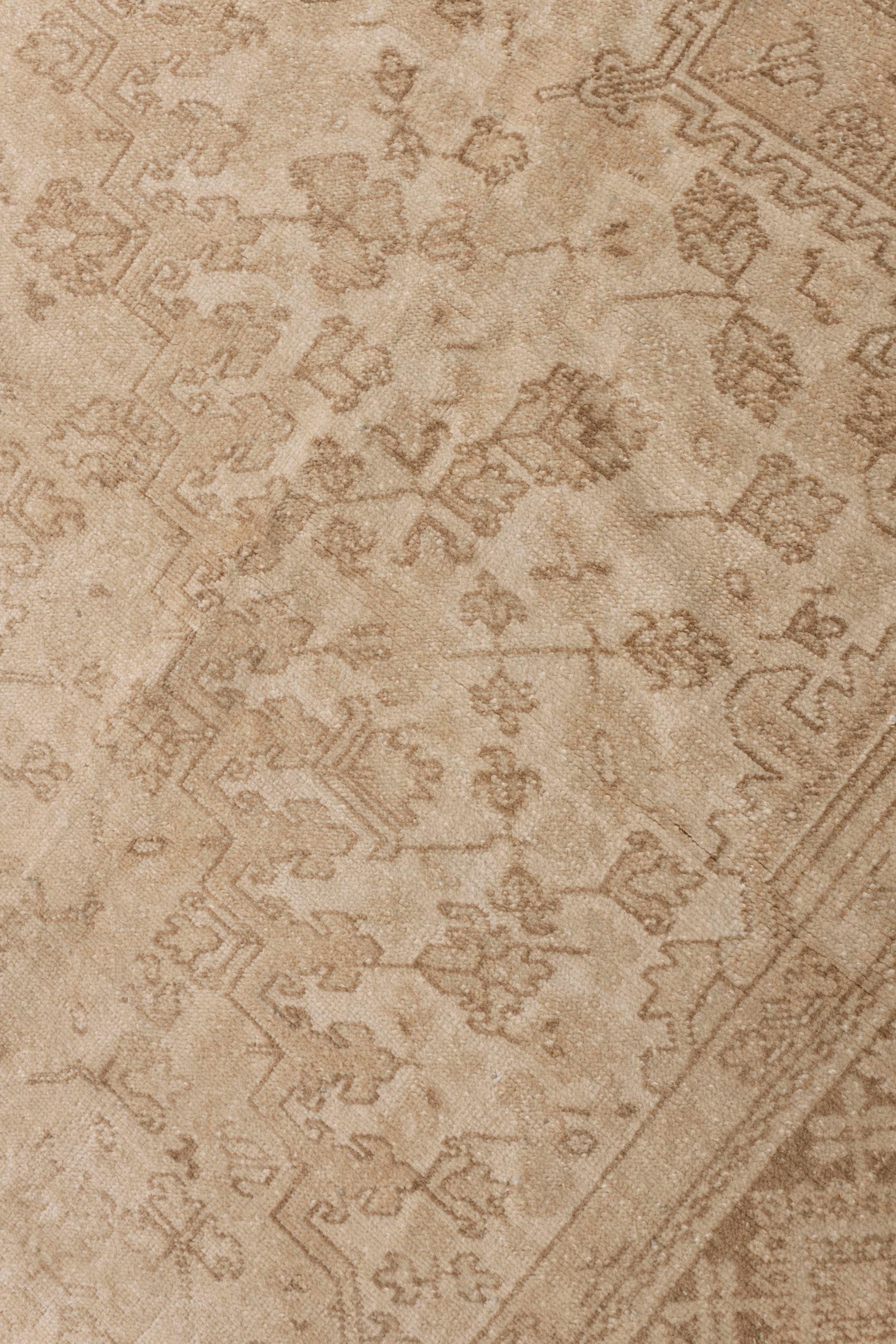 Tappeto persiano d'epoca Heriz di colore tenue 11'6 X 14'7 in vendita 1