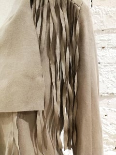 Fringed Vintage Suede Jacket