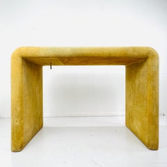 Tavolo da gioco a cascata in camoscio vintage