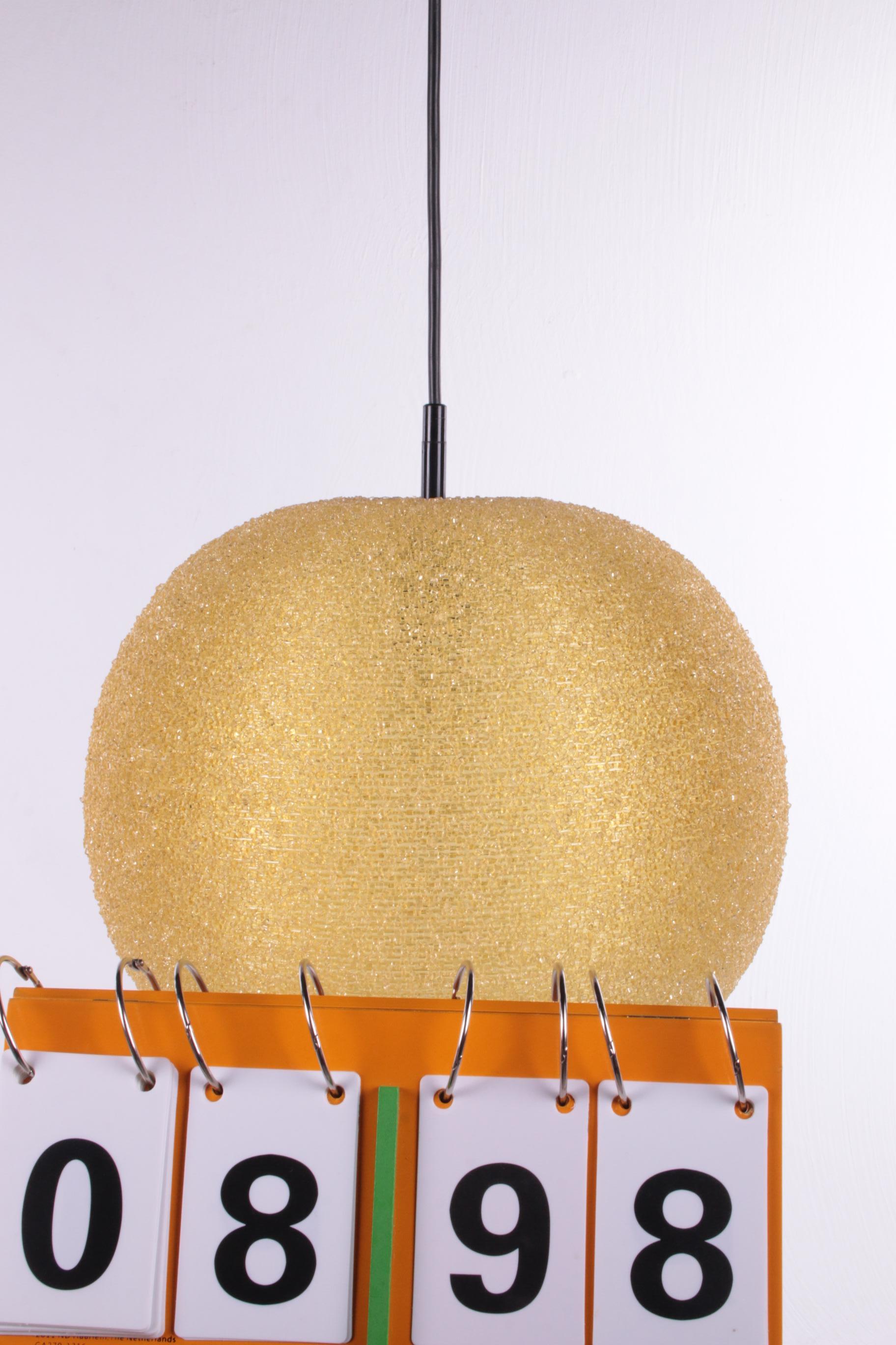 Mid-Century Modern Vintage Sugar Ball Hanging Lamp, 1960s