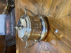 Vintage Sugar Bowl, Silver Metal