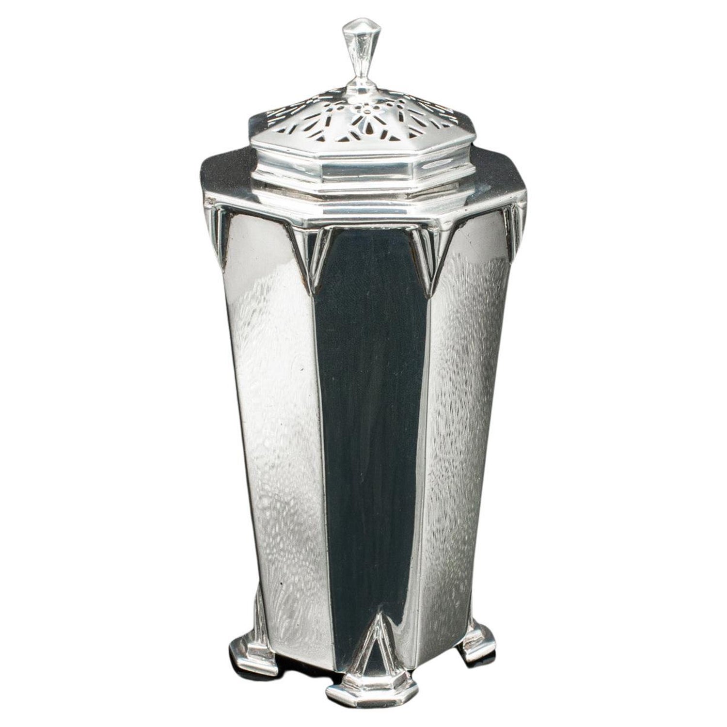 English Solid Sterling Silver Large Sugar Castor Hallmarked:-SHEFFIELD 1926  For Sale at 1stDibs