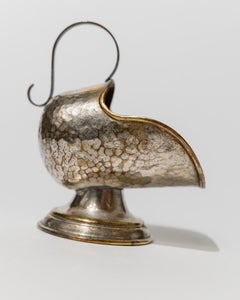 Vintage Sugar or Salt Box silver plated with Dosing Spoon, Italy, 1920s