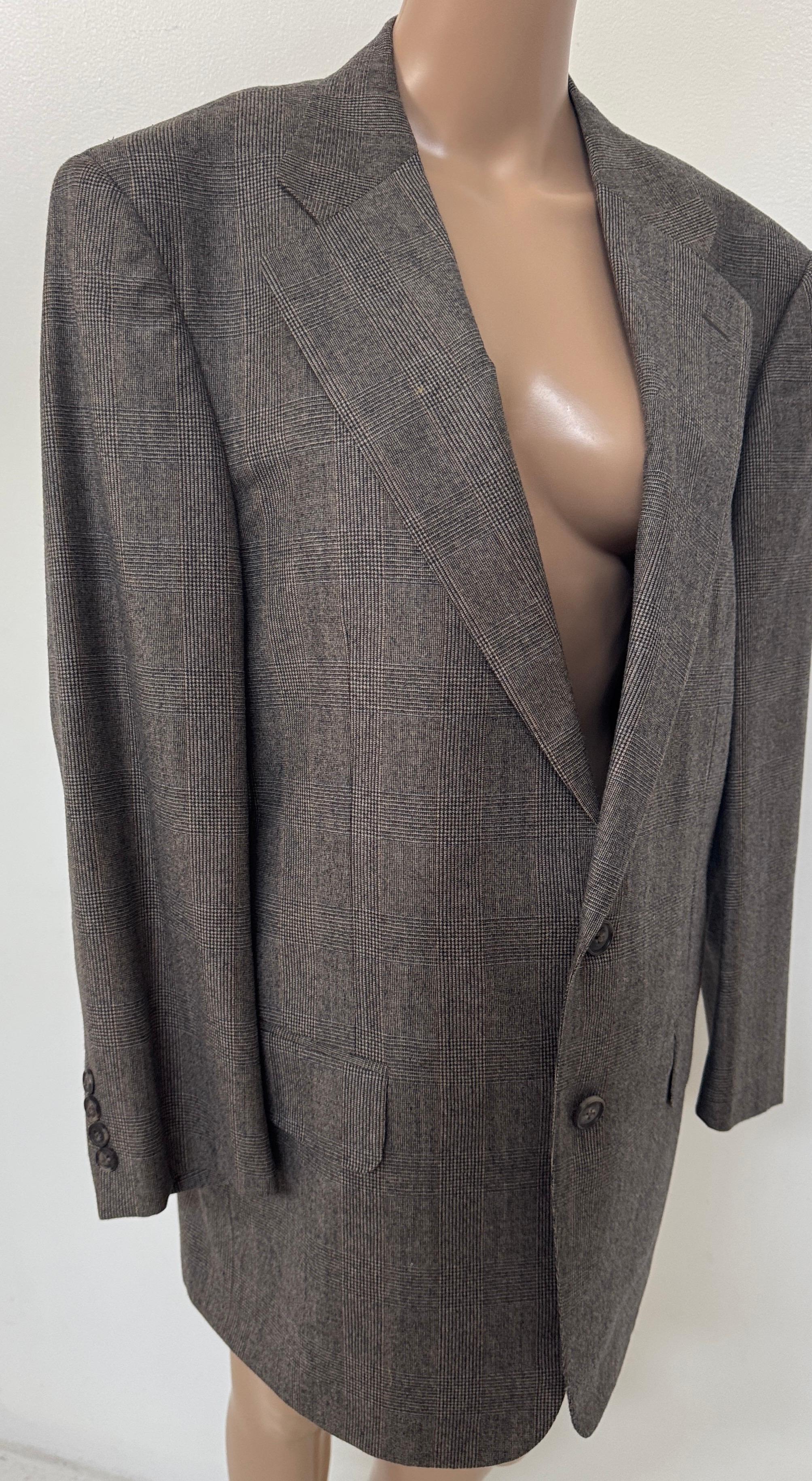 Vintage Suit of Ermenegildo Zegna “Tindari” in wool - No import duty! In condizioni buone in vendita a Milano, IT
