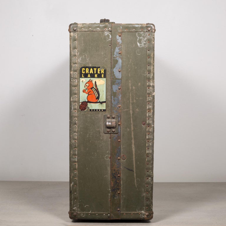 Antique Luggage with Original Travel Stickers c.1920
