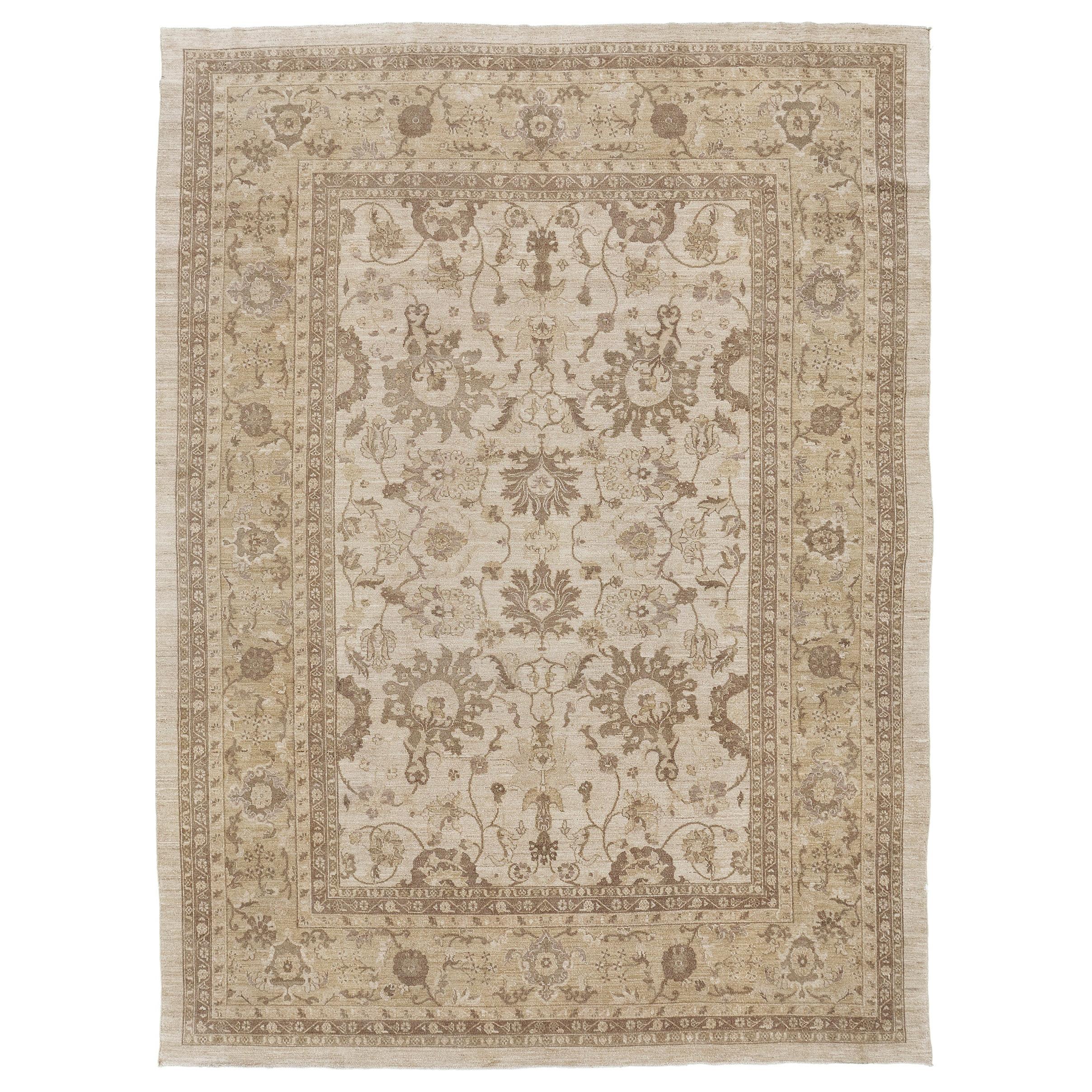 Vintage Sultanabad Style Rug For Sale