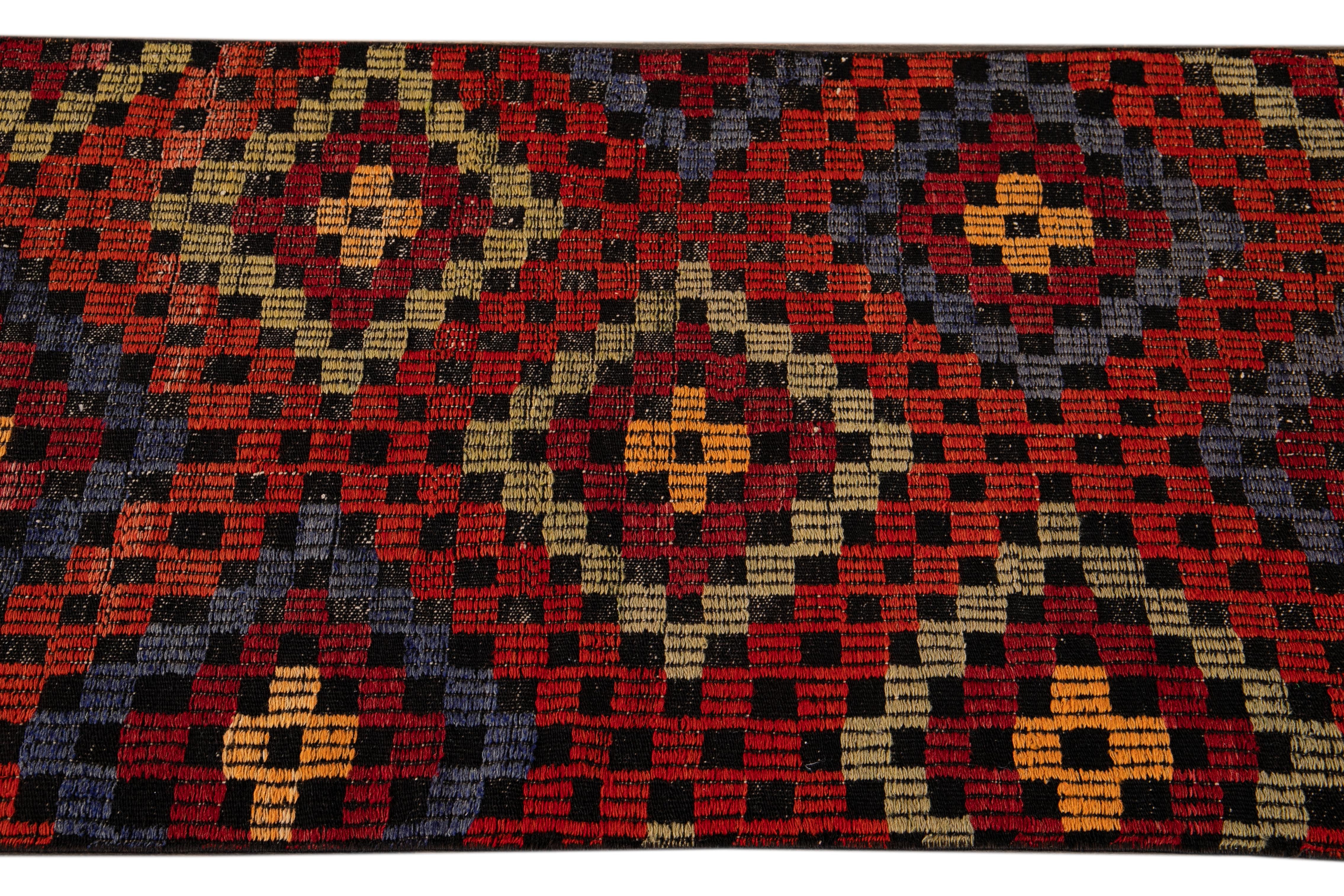 Vintage Sumakh Wool Runner For Sale 5