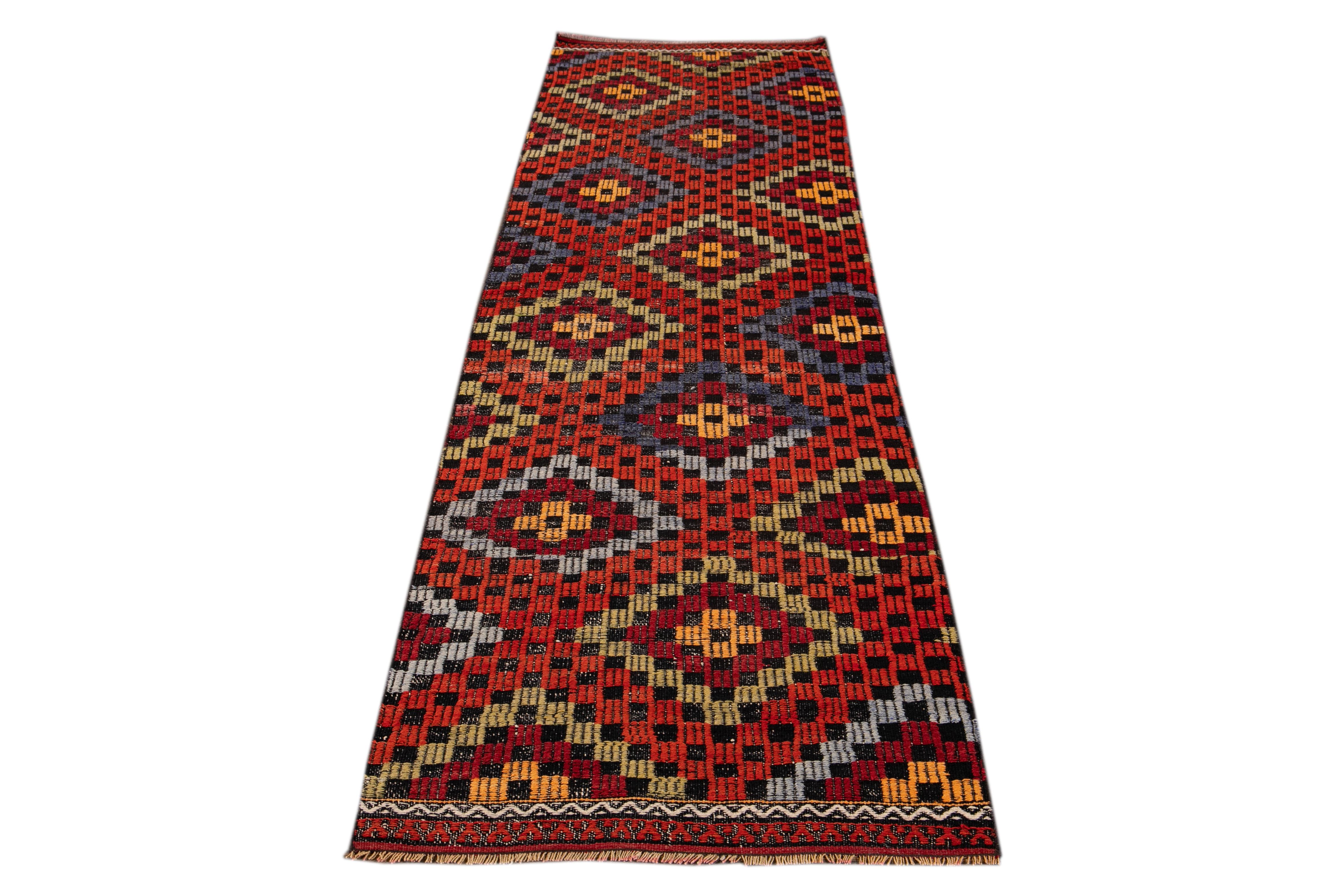 Vintage Sumakh Wool Runner For Sale 6