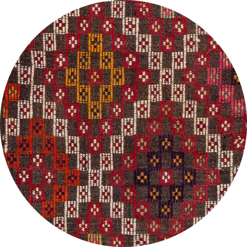 Beautiful vintage Sumakh runner with an all-over multi-color motif. This piece has fine details, great colors, and a beautiful geometric design. It would be the perfect addition to your home.

This rug measures 2'4 
