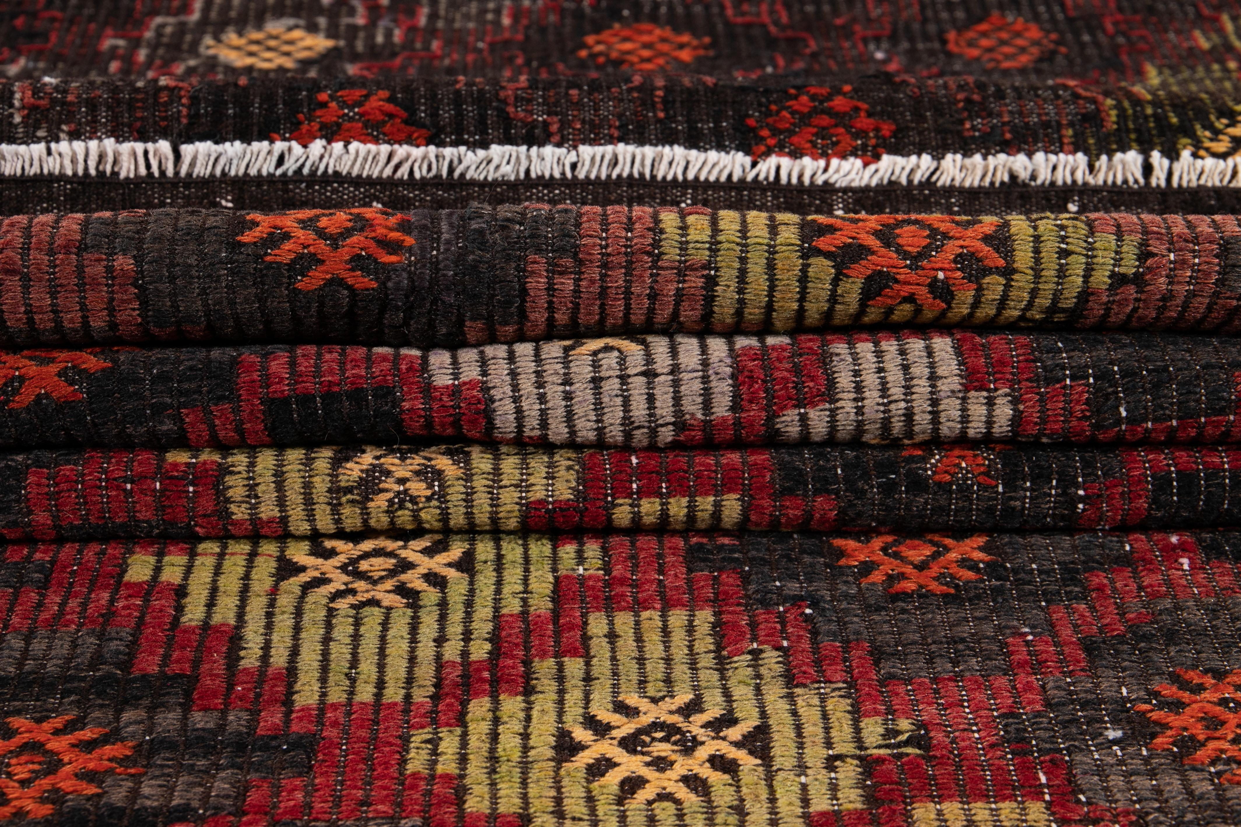 20th Century Vintage Sumakh Wool Runner For Sale