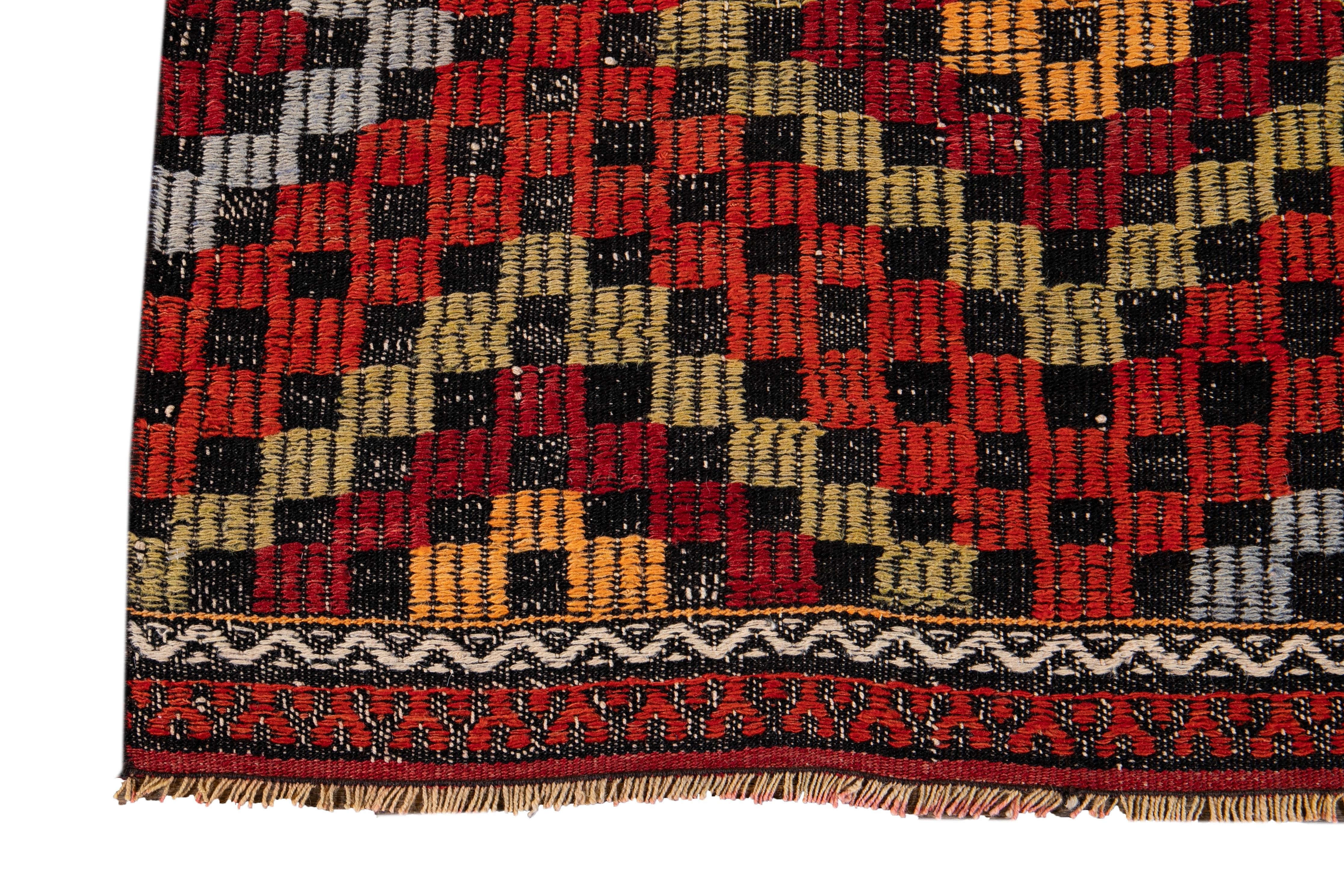 Vintage Sumakh Wool Runner For Sale 1