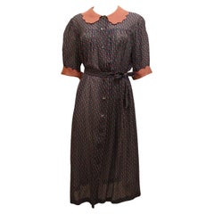 Vintage Summer Dress by Senatore Moda Milano in Liberty Print Cotton