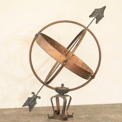 Vintage Sun Clock or Armillary from Denmark