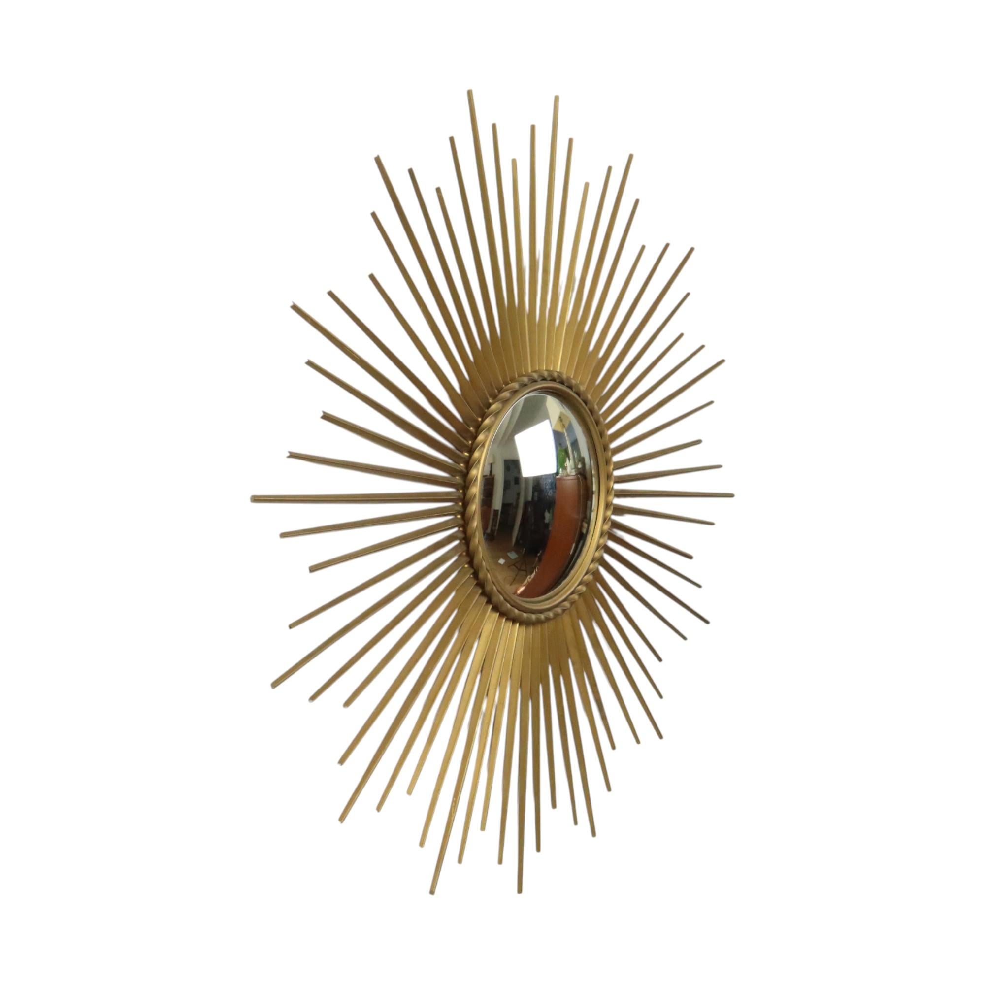 Espejo Sol Vintage Chaty Vallauris XL Francia 70cm en venta 4