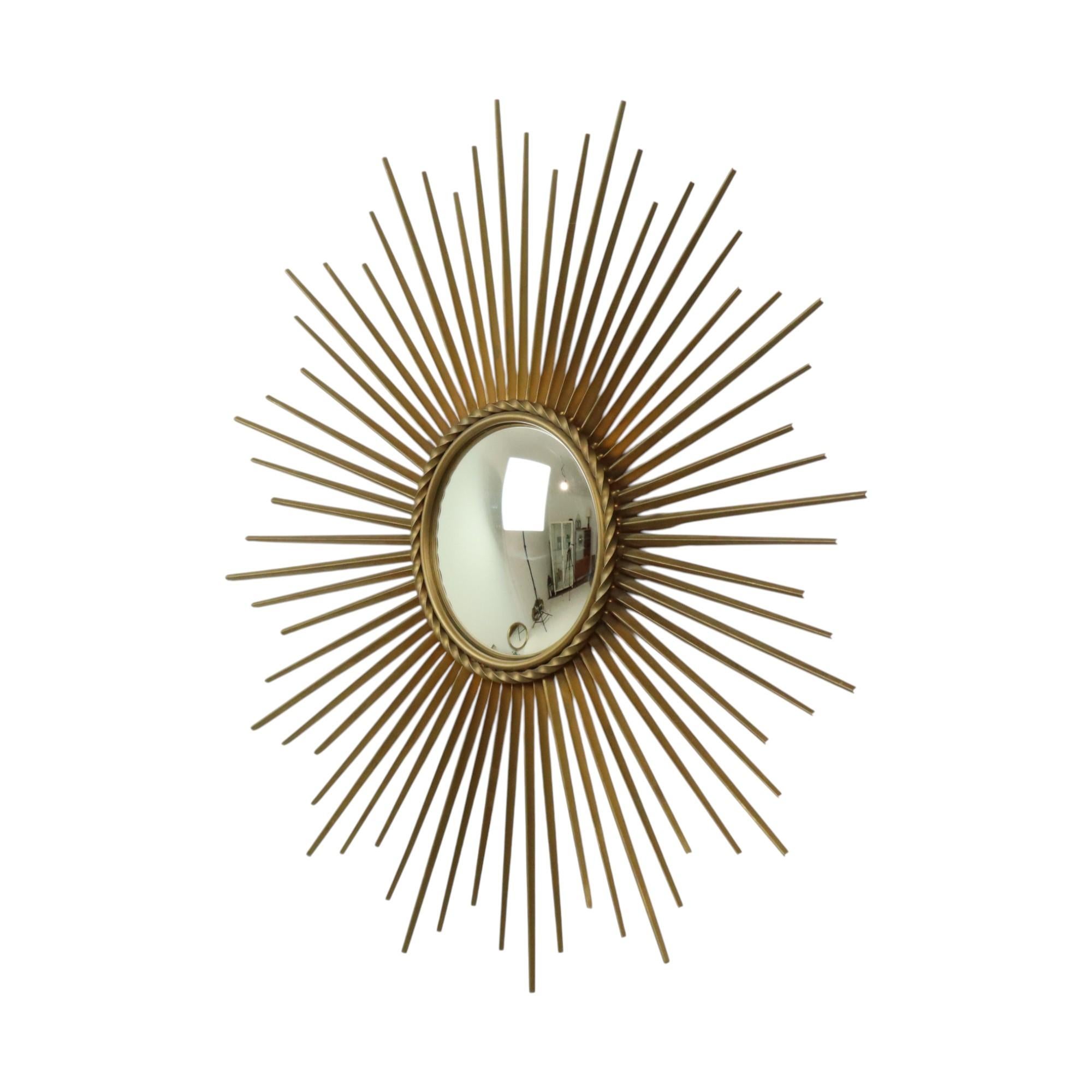 Espejo Sol Vintage Chaty Vallauris XL Francia 70cm en venta 8