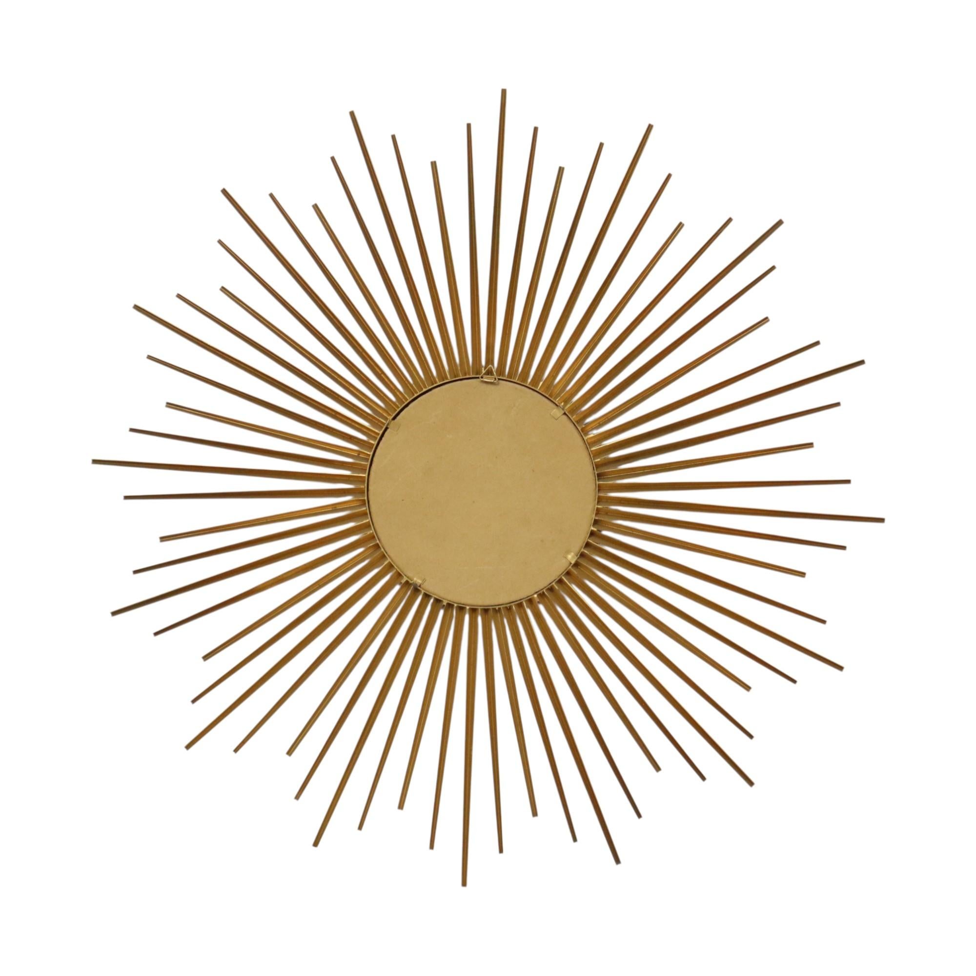 Espejo Sol Vintage Chaty Vallauris XL Francia 70cm en venta 10