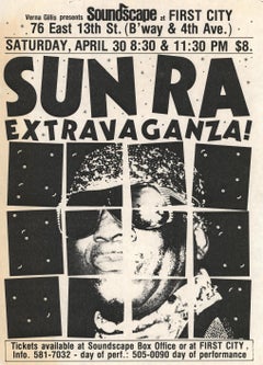Vintage Sun Ra concert flyer (Sun Ra New York)